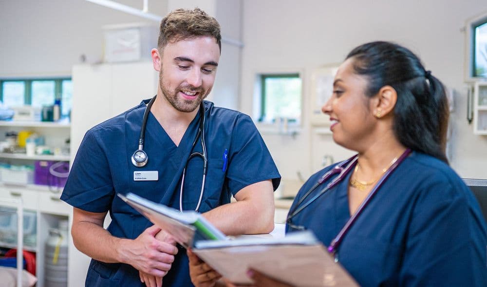 two doctors - doctor patient communication